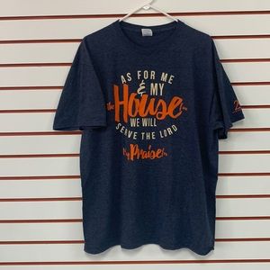 XL Jersey T-shirt “As for me & my house…”